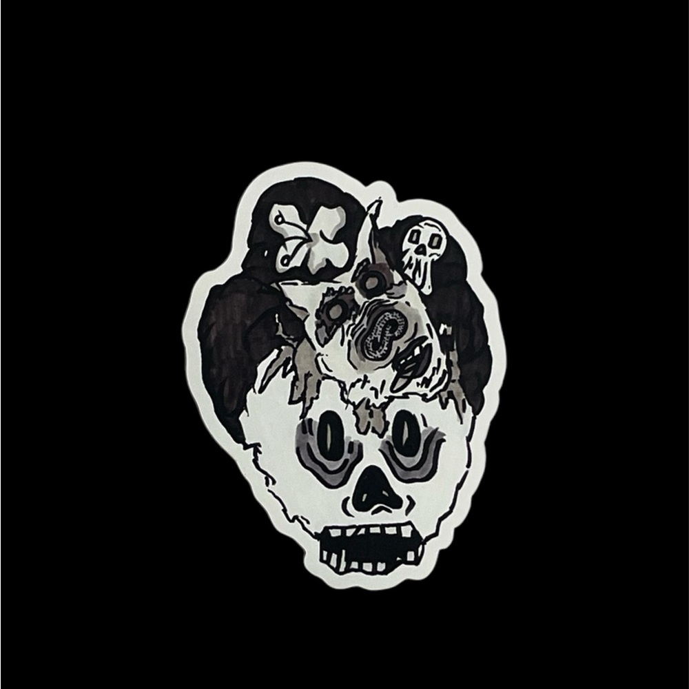 Hand drawn art magnets
